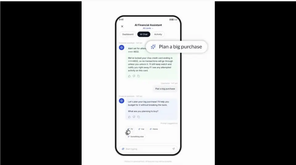 Visa推出AI金融助手,助力银行打造AI驱动金融应用