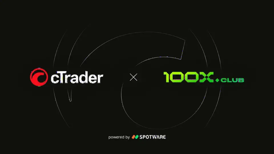 100x.club 携手 cTrader,为自营交易引入透明化交易平台