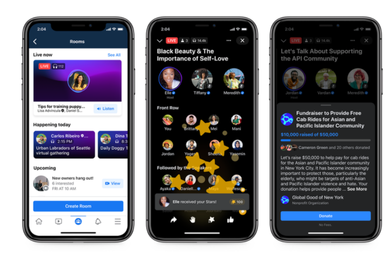Facebook发力社交音频领域,近期将推出多款新产品