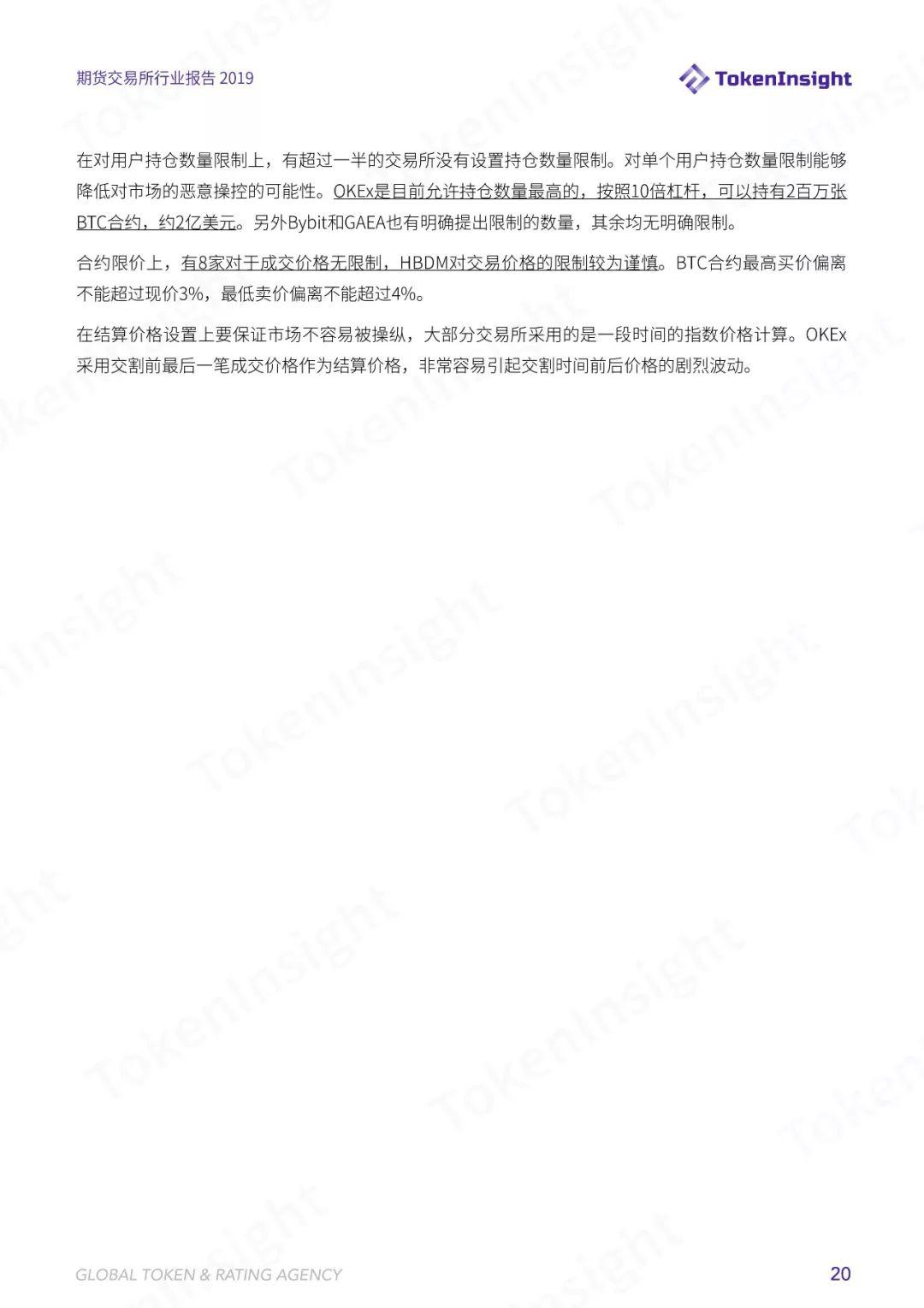 TokenInsight | 六大维度解析数字货币合约交易,2019 年哪些寡头正在垄断市场