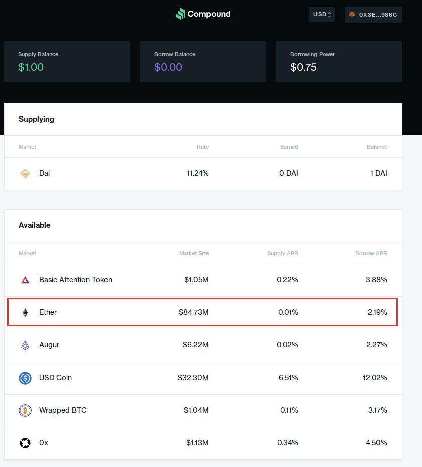 零基础入门 DeFi:手把手教你通过 Compound 平台借贷