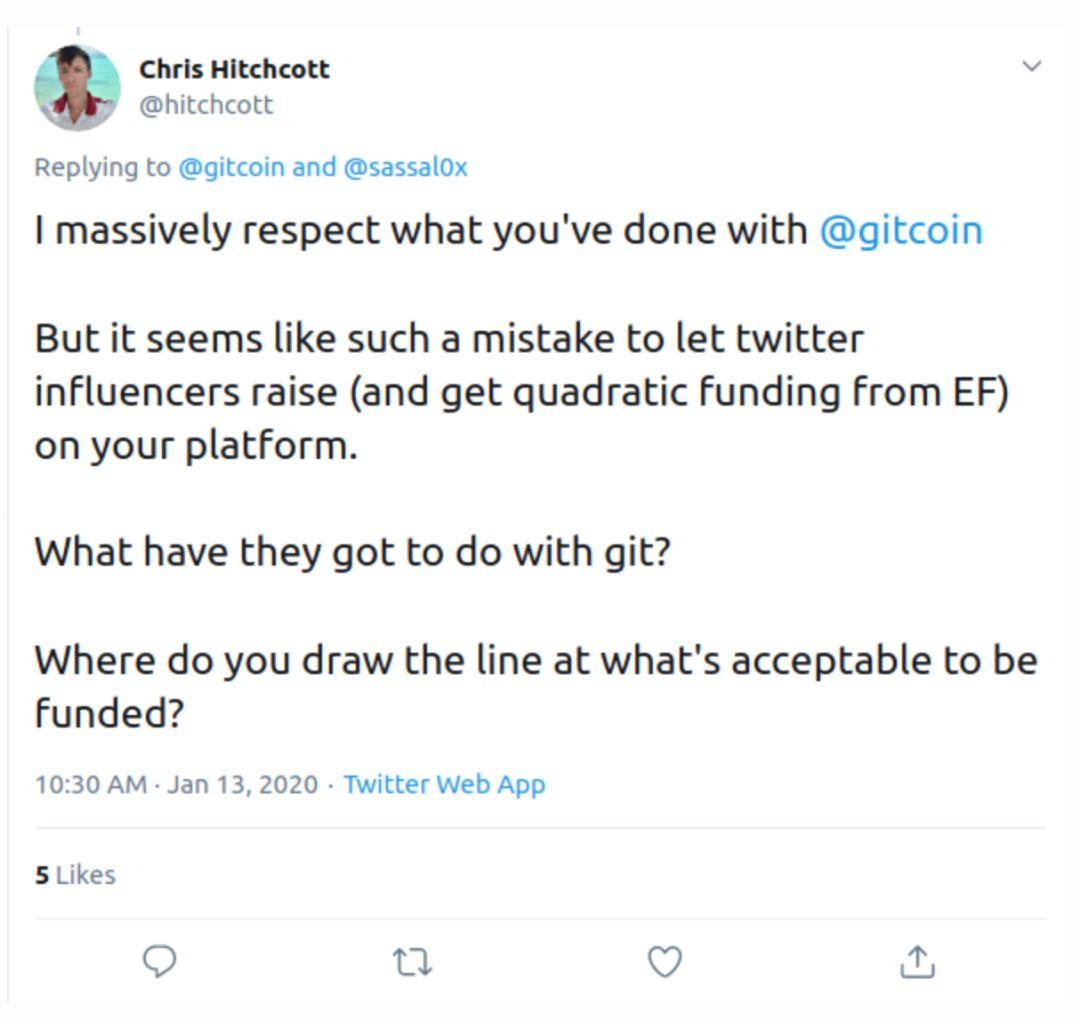 Vitalik Buterin:复盘第四轮二次方融资争议与价值