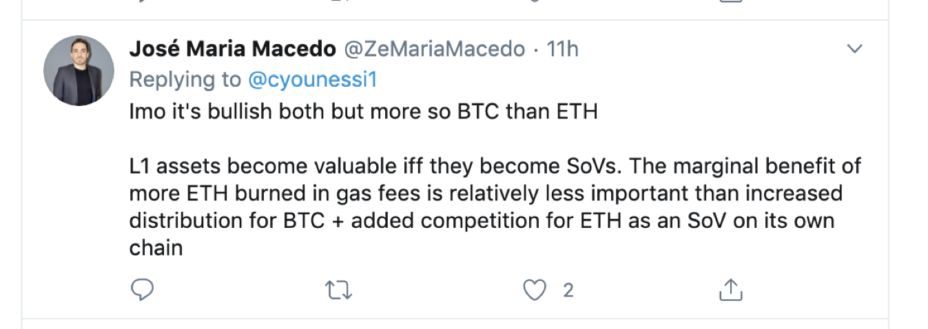 跨链锚定 BTC 项目的兴起对 ETH 和 BTC 谁更有利?
