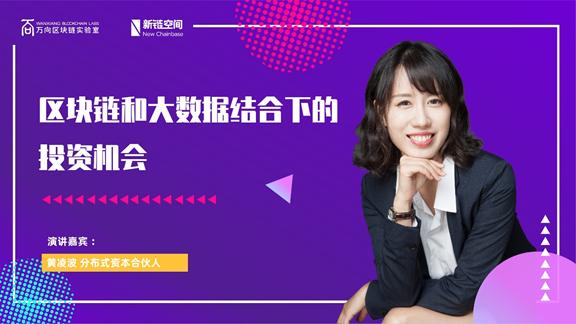 黄凌波：区块链与大数据结合下的投资机会有哪些？| 蜂巢学院线上公开课
