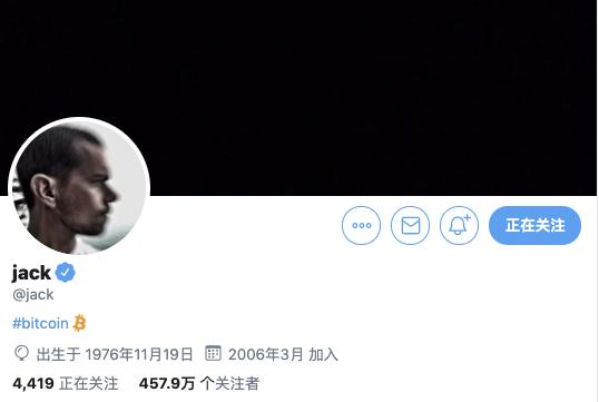 推特创始人 Jack Dorsey 为何如此钟情比特币?