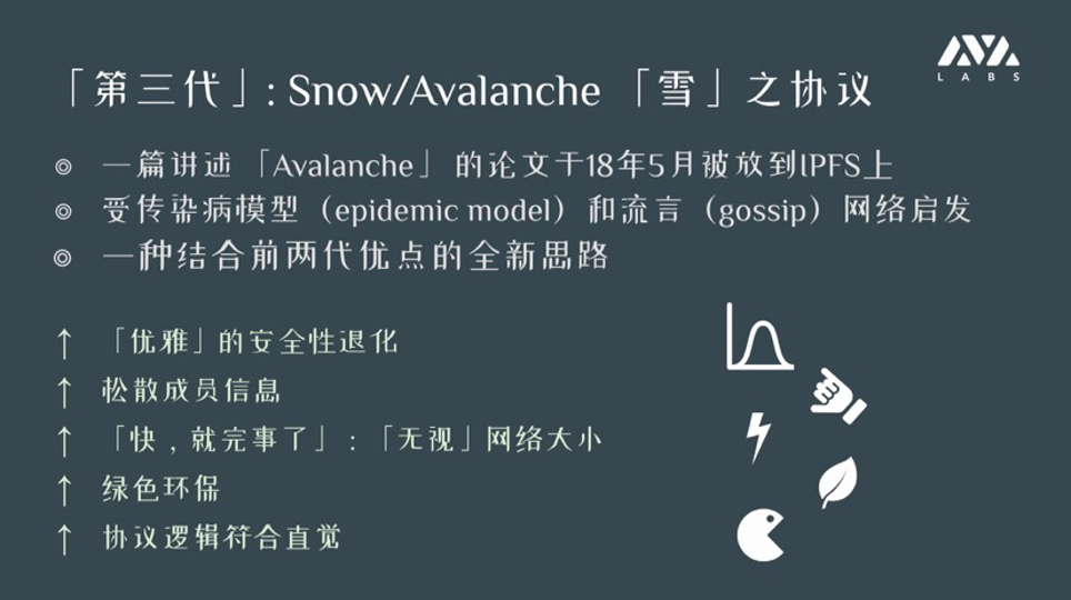 Avalanche 首席架构师解读区块链共识演化:即将上线的雪之协议特性何在?