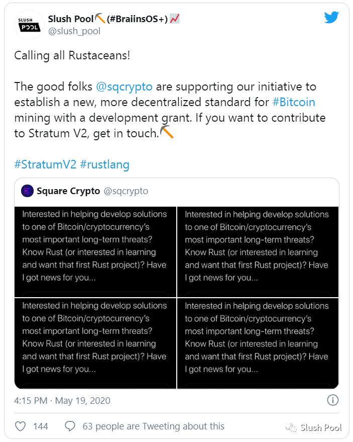 简述比特币挖矿去中心化协议 Stratum V2 与「工作协商」原理