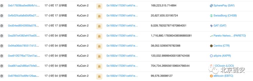 北京链安:链上数据拆解涉及千万美元的 KuCoin 盗币事件