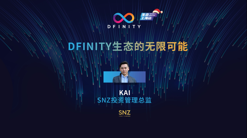 SNZ 的投资管理总监 Kai 分享 DFINITY 生态的无限可能