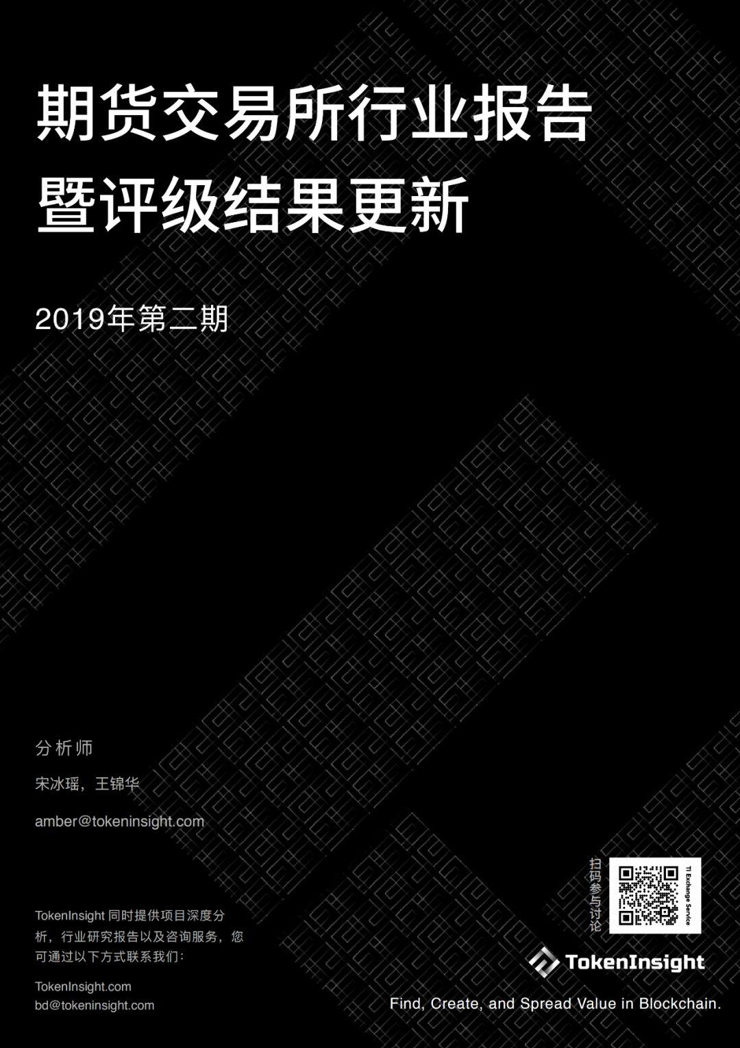 期货交易所行业 2019Q2 研究报告 | TokenInsight
