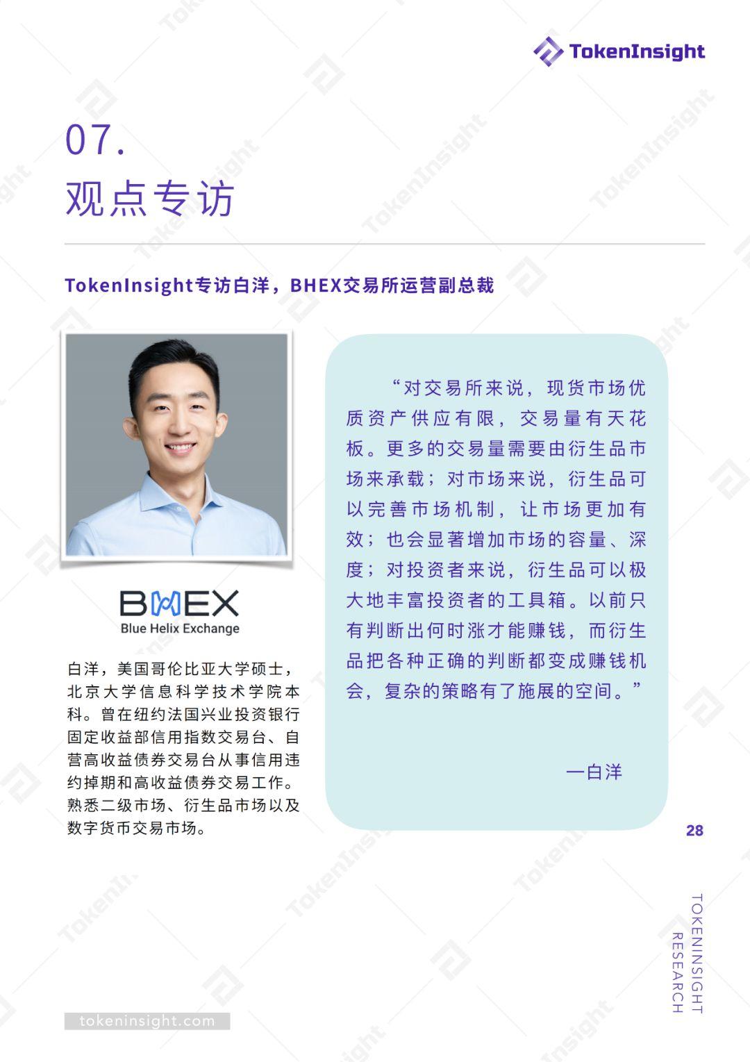 期货交易所行业 2019Q2 研究报告 | TokenInsight