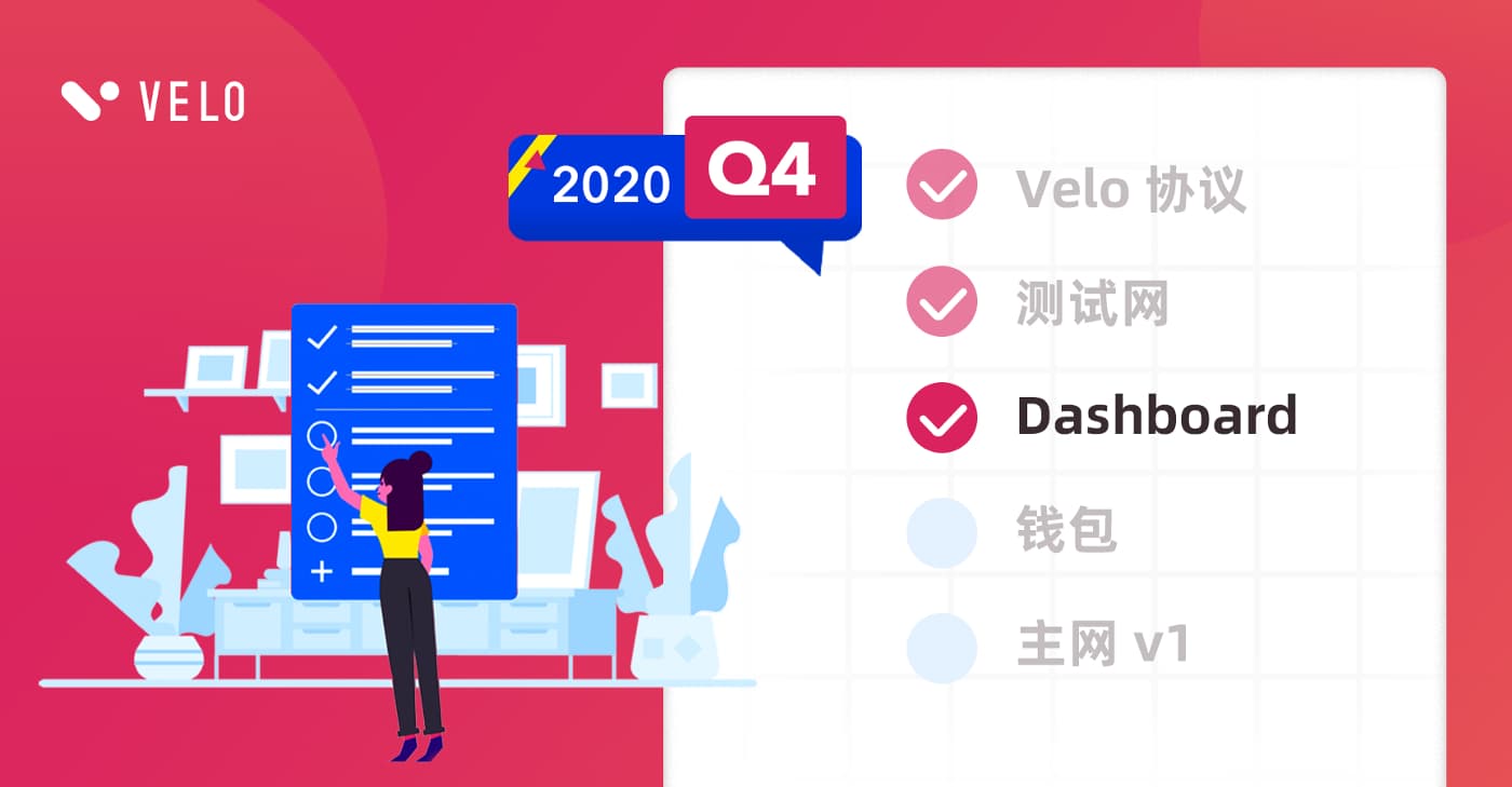 Velo Labs 公布四季度开发进展:操作界面 Dashboard 功能展示