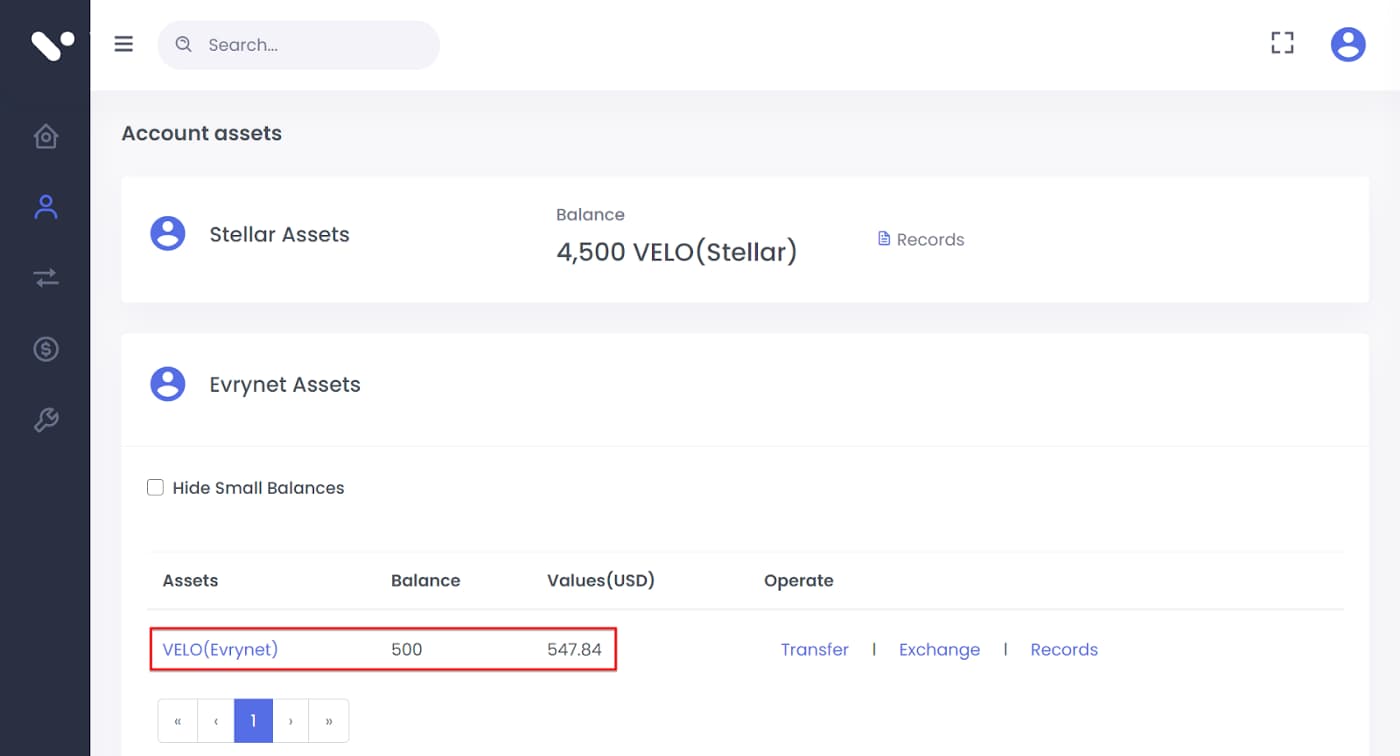 Velo Labs 公布四季度开发进展:操作界面 Dashboard 功能展示