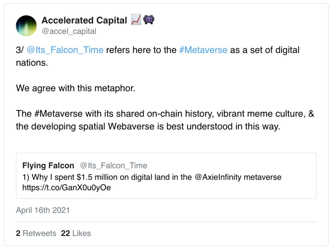 为什么 Metaverse 会是以太坊上逐渐崛起的数字王国?