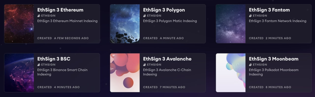 去中心化数据查询:EthSign 与 The Graph 合作进行实时区块链索引