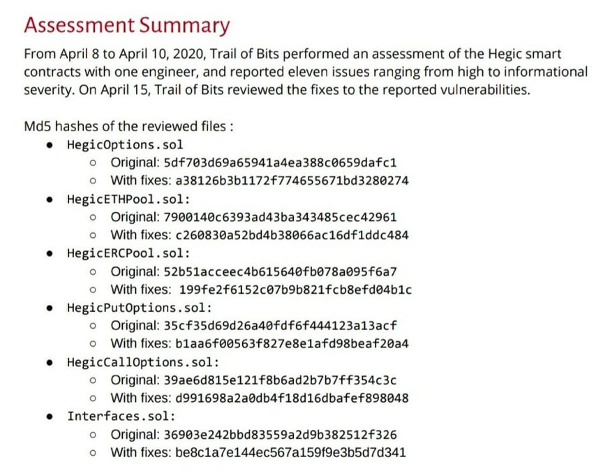 以出状况的 Hegic 为例,教你读懂 DeFi 安全审计报告