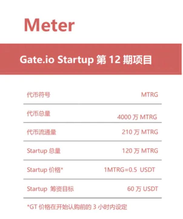 Meter 已上线主网，7.15 开放 gate.io 申购 MTRG