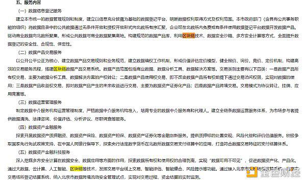 北京国际大数据交易所设立工作实施方案中多次提及区块链