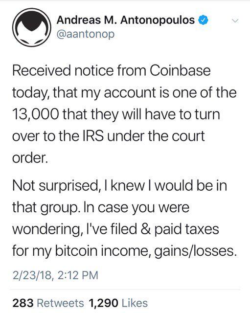 Coinbase应IRS要求被迫提供13000名客户信息 (2)