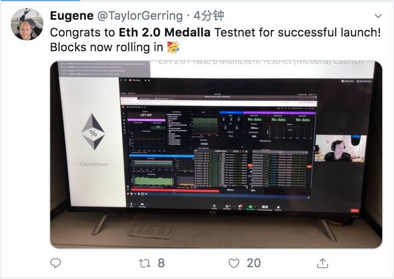 以太坊2.0最终测试网Medalla正式上线