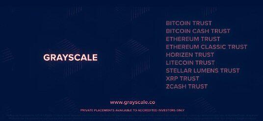 灰度投资Grayscale开盘比特币现金、莱特币信托交易,资产规模已达3000万美元