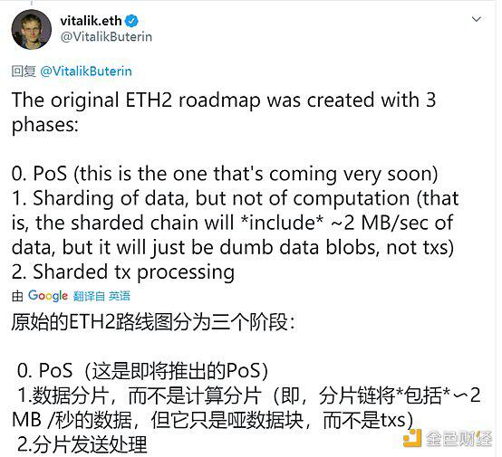 V神:不取消分片 没有分片的Rollups仍可将吞吐量提高100倍