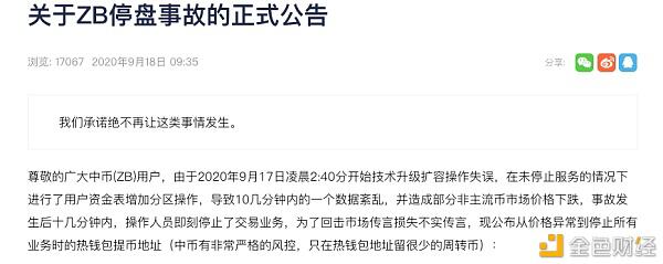 一线老牌交易所 中币(ZB)惊魂47小时