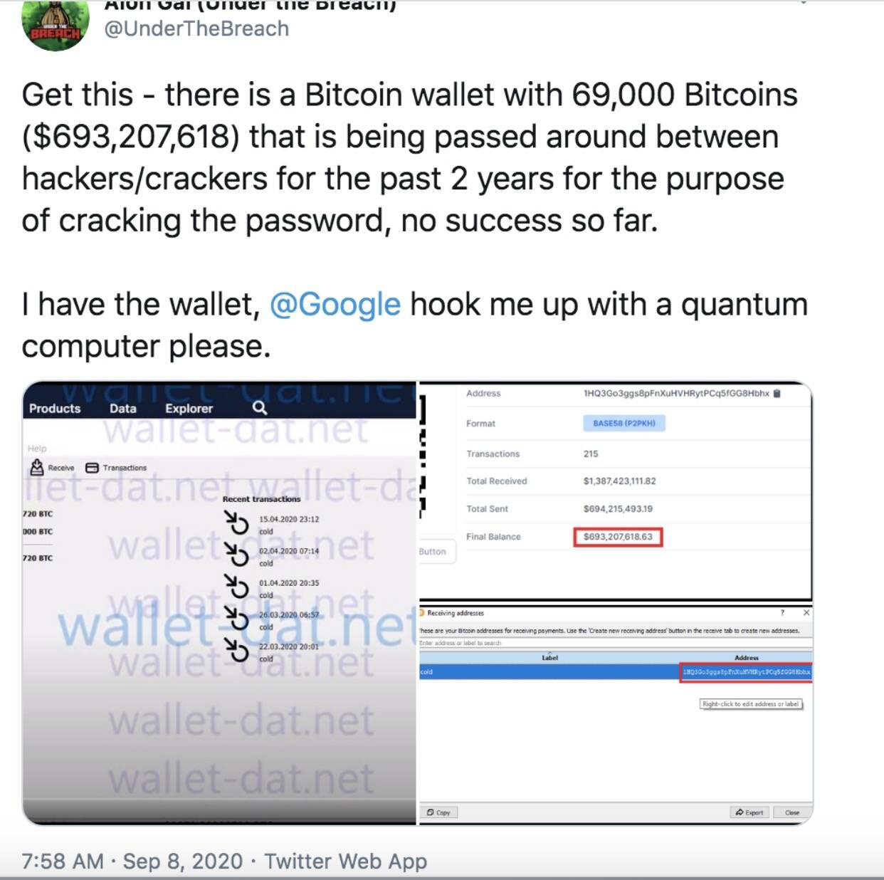 突发!丝绸之路的69000枚比特币被转移,价值近10亿美元