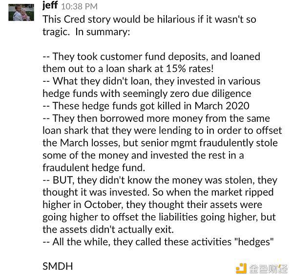 加密借贷平台Cred破产及其对CeFi的警示