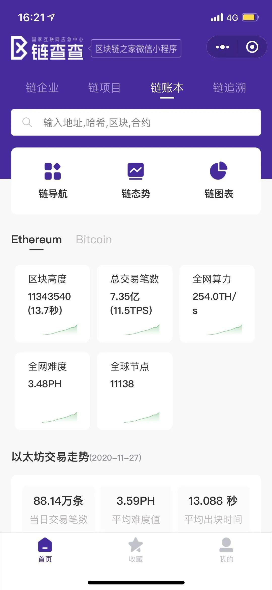 国家互联网应急中心推出“区块链之家”小程序“链查查”