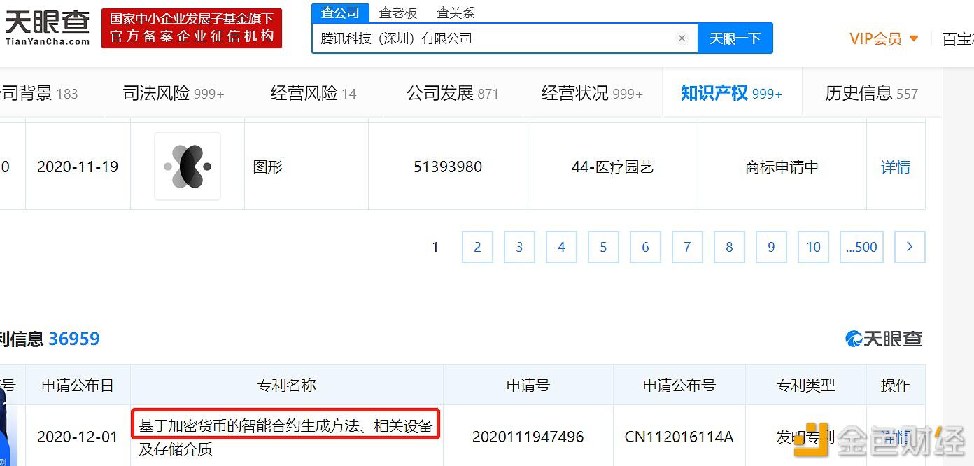 腾讯公布四项与区块链和加密货币相关专利