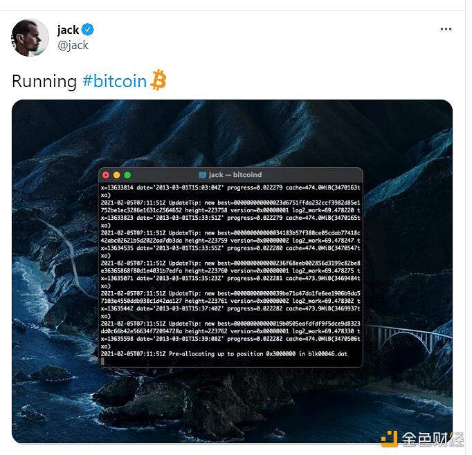 推特CEO或正在跑比特币节点