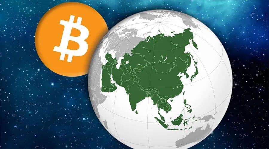 亚洲加密版图最为活跃,人口最密集地区“体量巨大”