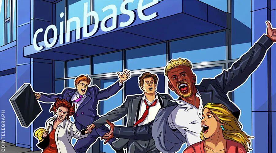 Coinbase股票在私人拍卖中创下高价,使其估值接近1000亿美元