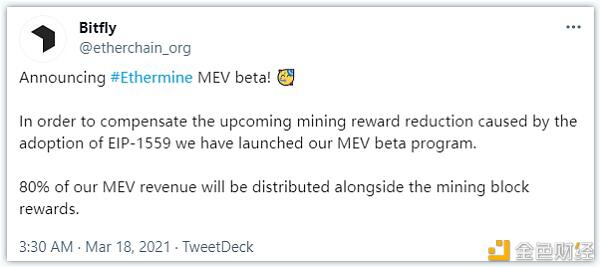 趋势:以太坊网络中 MEV 活动正在激增