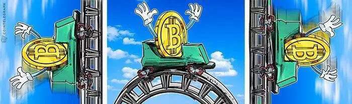 a href='https://www.btcfans.com/tag/1/' target='_black'比特币/a的价格波动像坐上了过山车一样