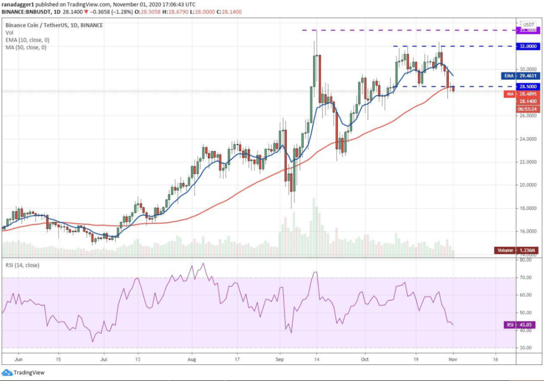 本周最值得关注的5种加密货币:BTC、BNB、ADA、BCH、LINK