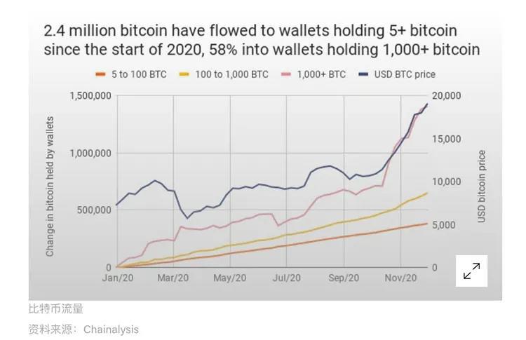 拥有超过1,000枚BTC的钱包数再创新高