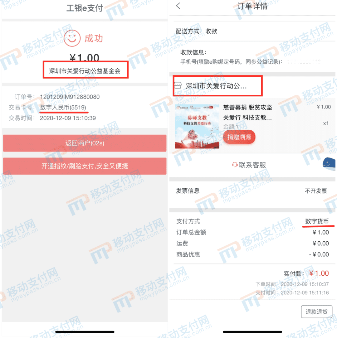 公益捐赠+区块链溯源,数字人民币场景再拓展