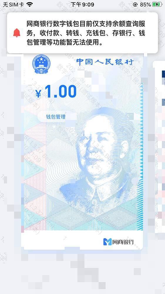 数字人民币钱包点亮网商银行,与六大国有行一样吗?
