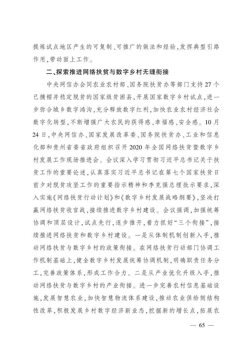 《中国数字乡村发展报告(2020年)》发布