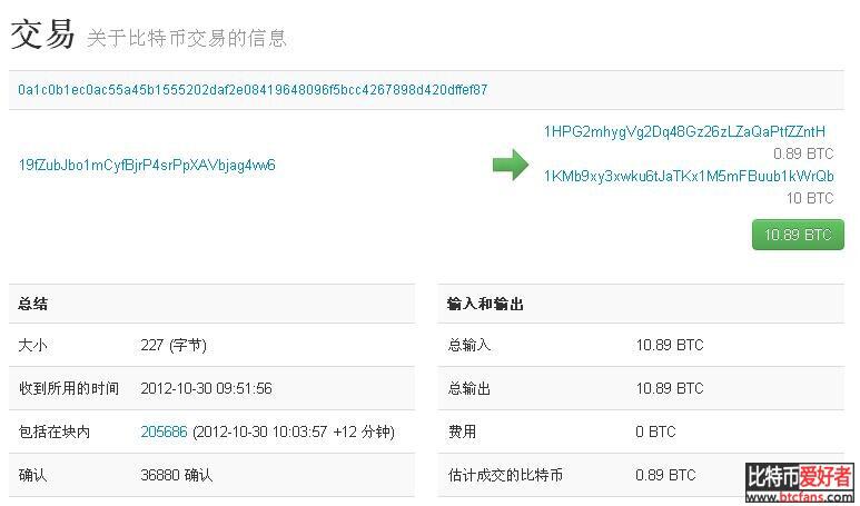 详解比特币的找零机制