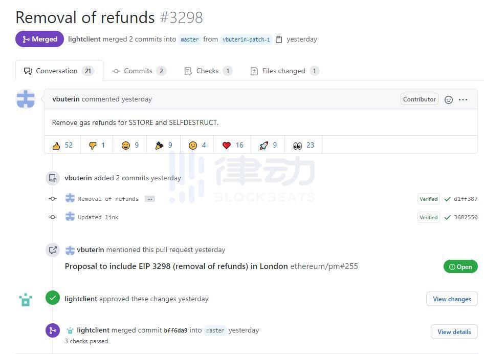 详解V神新提案:为什么EIP-3298能降低Gas费?