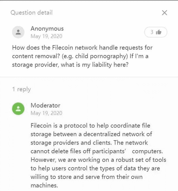Filecoin大空头:短期内易崩盘,长期内难落地