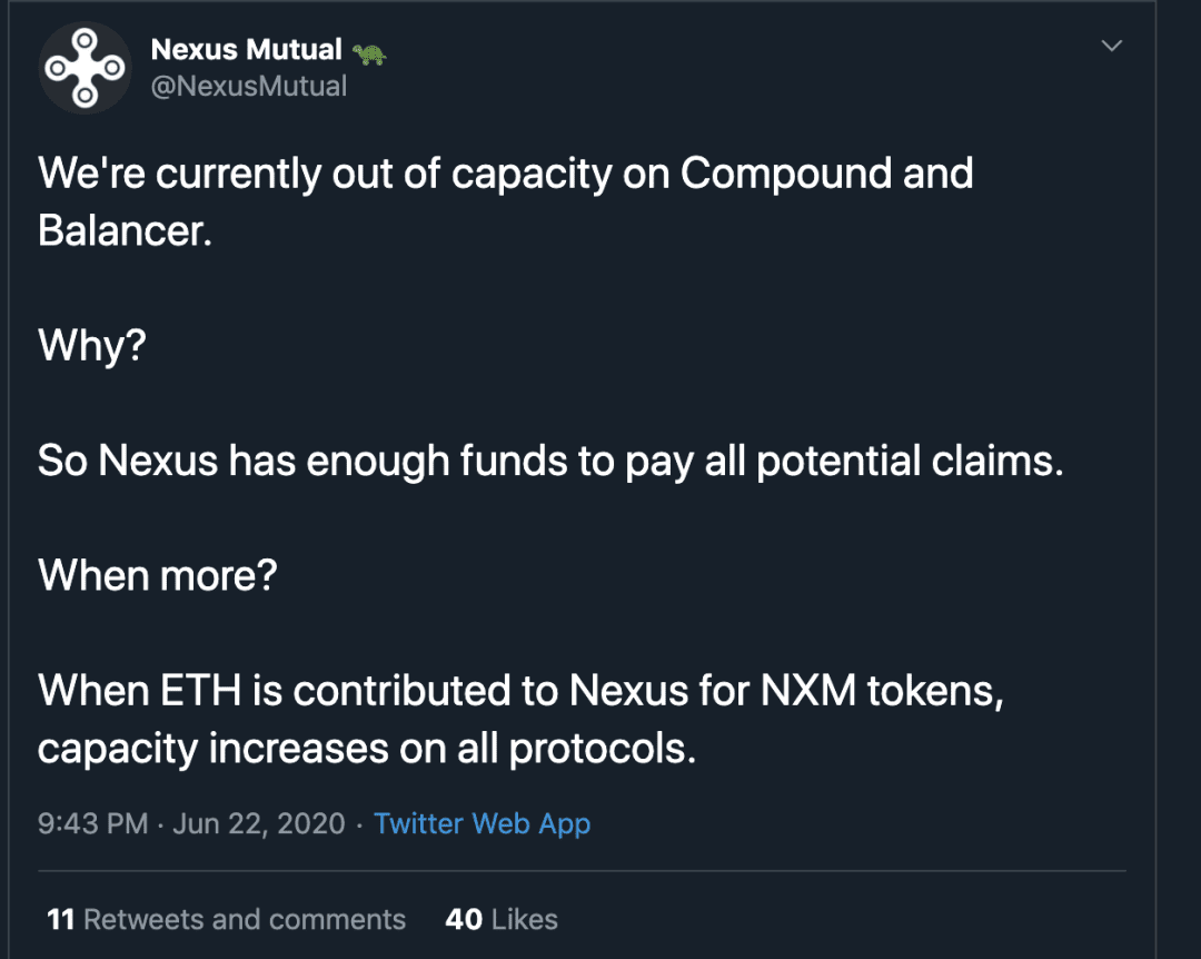 读懂去中心化保险新秀 Nexus Mutual：用互助保险管理 DeFi 合约靠谱吗？