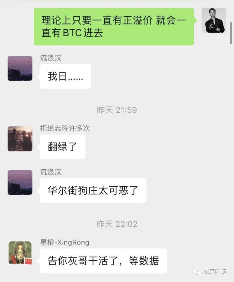 威廉:传统金融机构为什么要投资比特币?