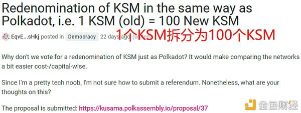 Kusama“拆分100倍议案”复盘 一开始就已注定失败?