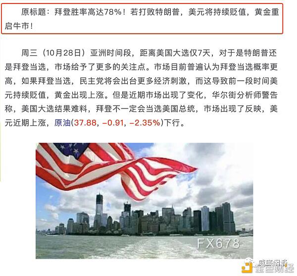 年度大戏落幕:结果为何利好比特币(登版)