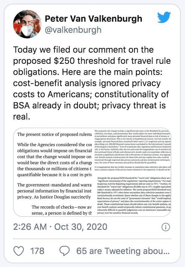 为什么 FinCEN 对所有超过 250 美元的跨境转账作出细则要求?