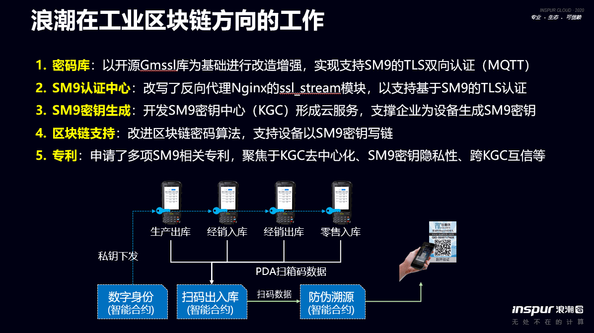 浪潮集团王伟兵:标识解析、标识密码、区块链是构成工业区块链的三个技术要素